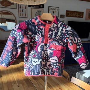 Patagonia Kids Fleece Jacket - Pink and Blue